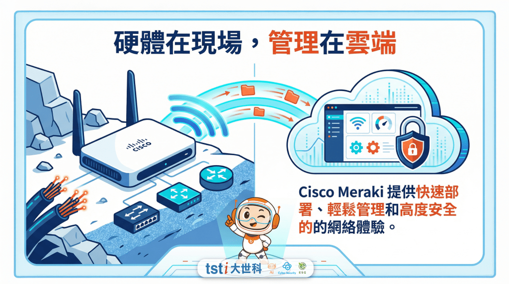 網路不穩、缺乏 IT 人員？Cisco Meraki 雲端管理方案：讓資源專注在更重要的事情上