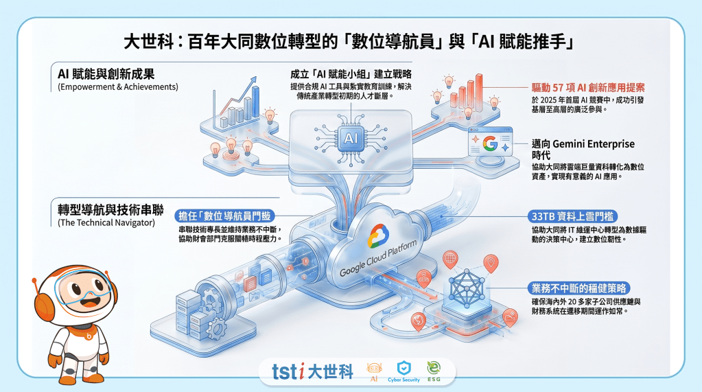 33TB 巨量 SAP 搬遷實錄：大世科協同宏庭科技，如何實現核心系統零中斷的雲端與 AI&nbsp;雙軸轉型？